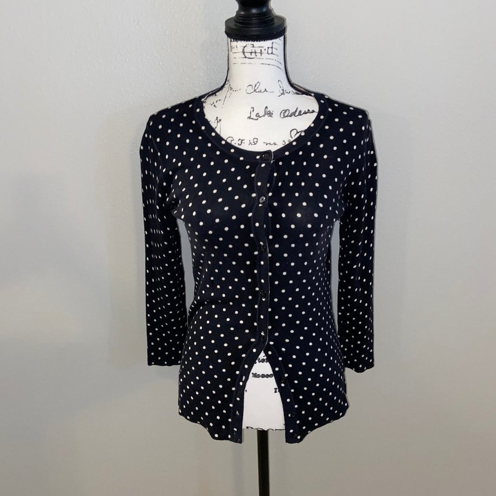 Merona pokadot Cardigan button up